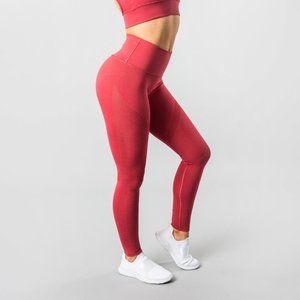 Alphalete Aero Leggings in Coral Red (ISO MEDIUM)